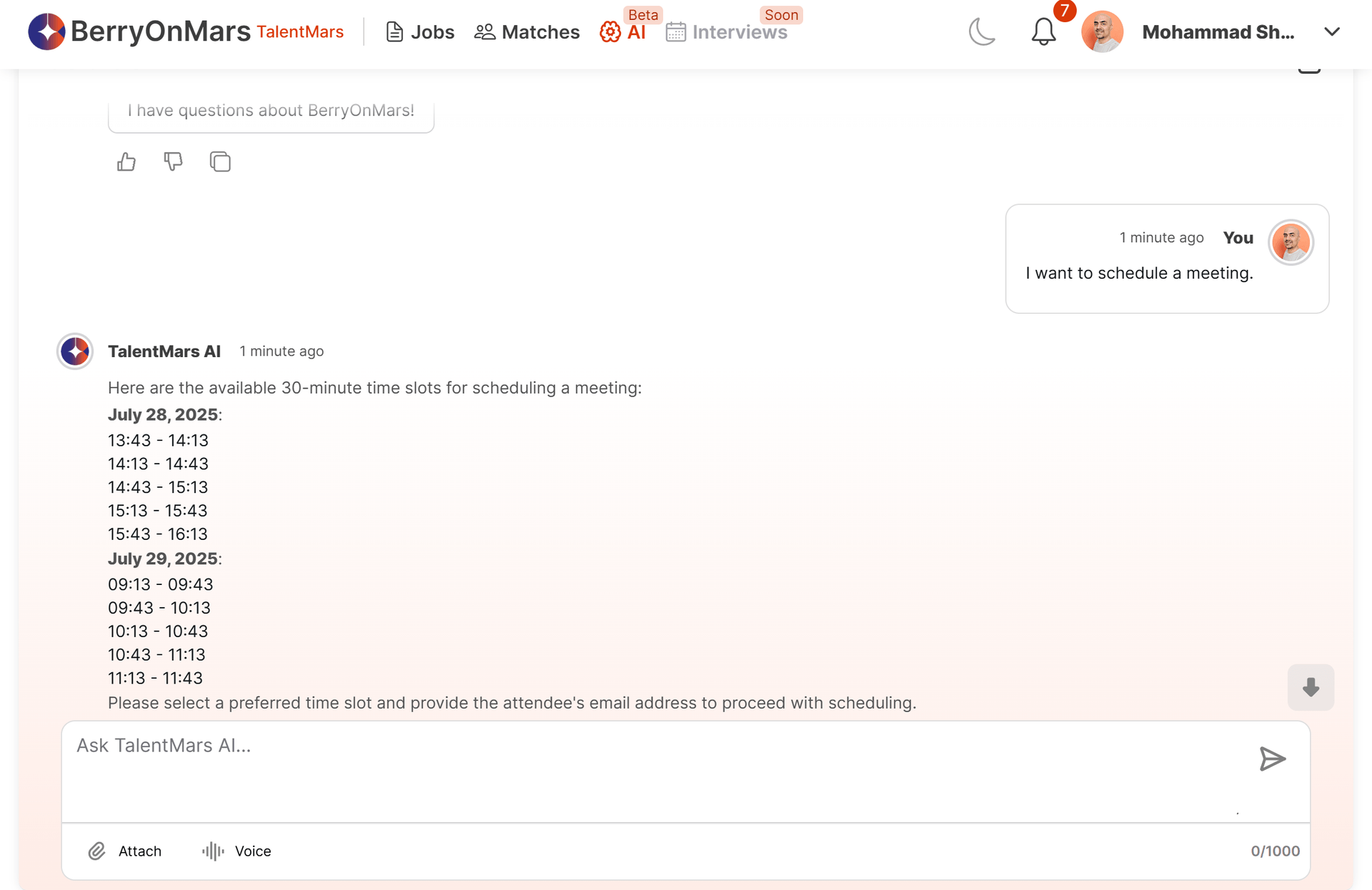 talentmars-document-list