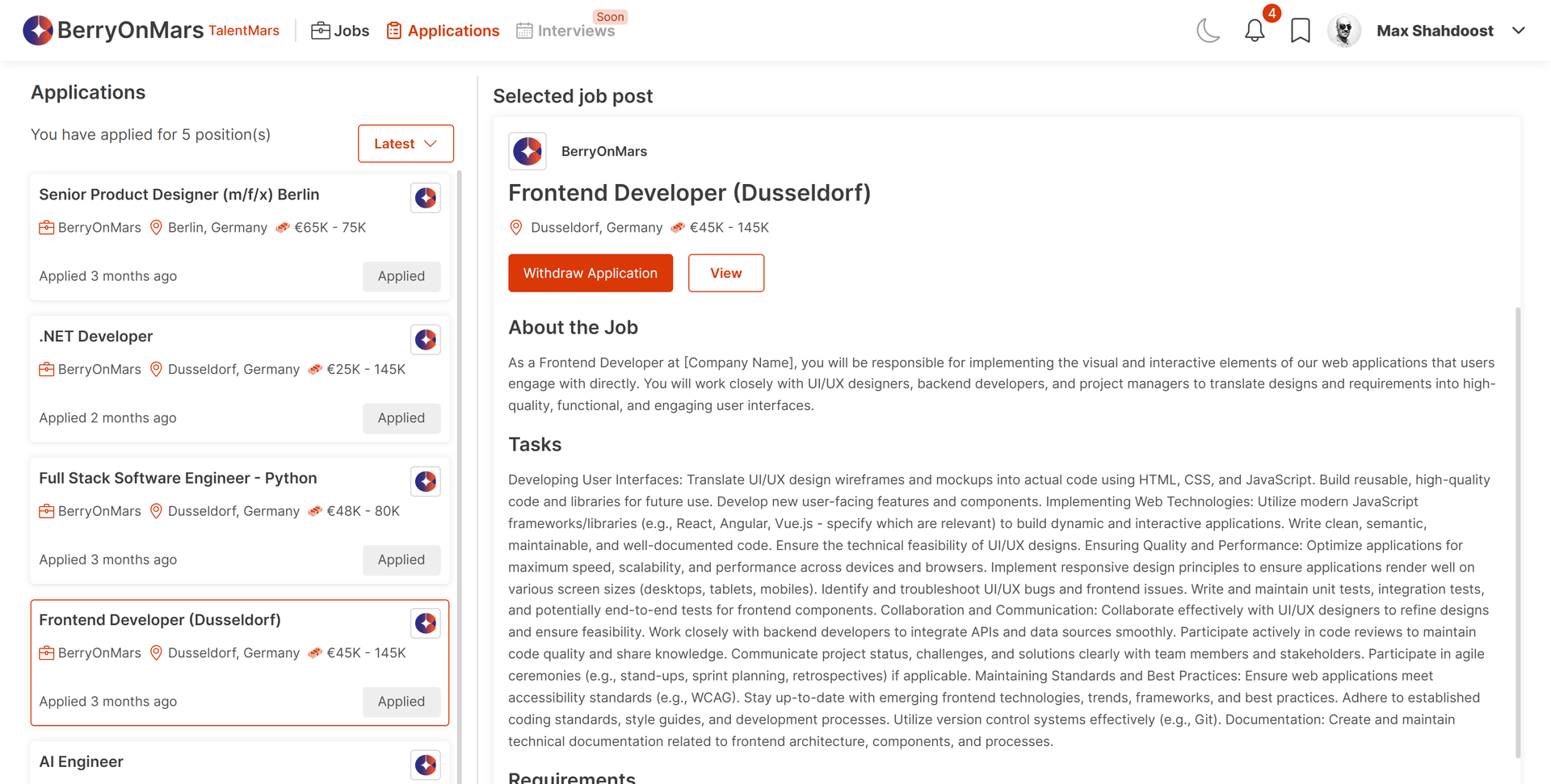 talentmars-dashboard-reports